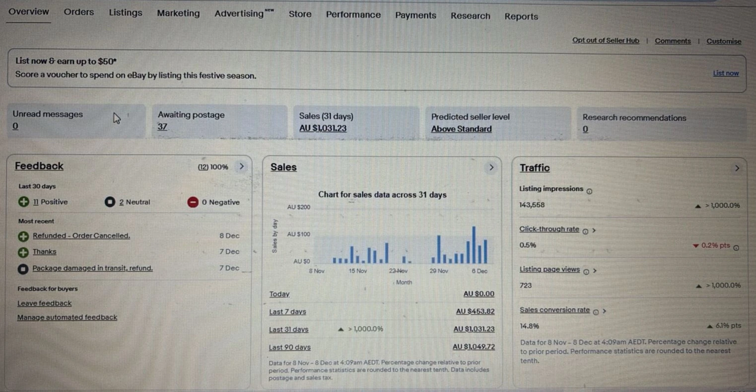 Seller Dashboard